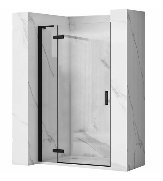 DRZWI PRYSZNICOWE HUGO BLACK 90