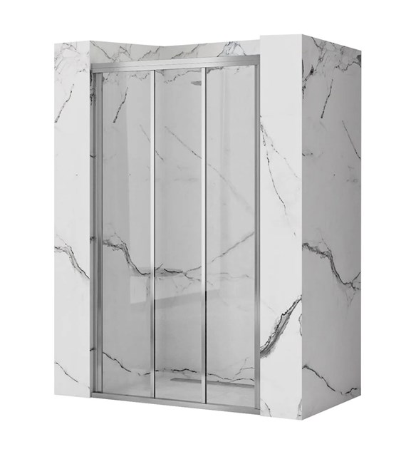 DRZWI PRYSZNICOWE ALEX CHROM 80