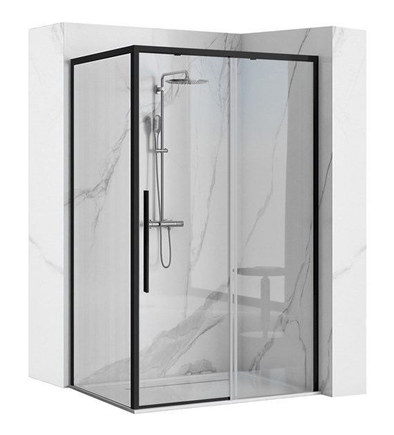 KABINA SOLAR BLACK 90x90