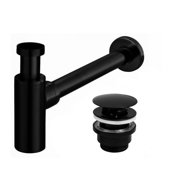 SYFON KLIK-KLAK UNIWERSALNY CZARNY