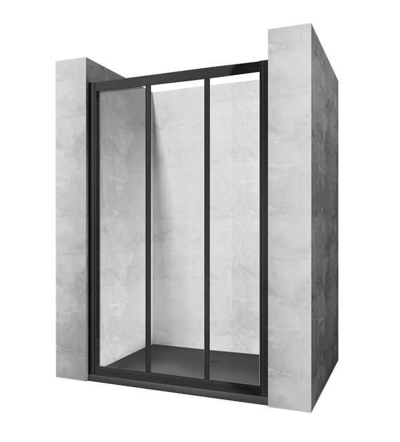 DRZWI PRYSZNICOWE ALEX BLACK 90