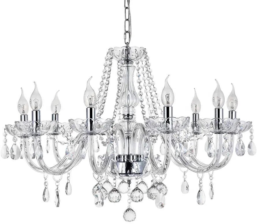 LAMPA 300750 KRYSZTAŁOWA  8-RAMIENNA
