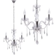 LAMPA 300752 KRYSZTAŁOWA  3-RAMIENNA