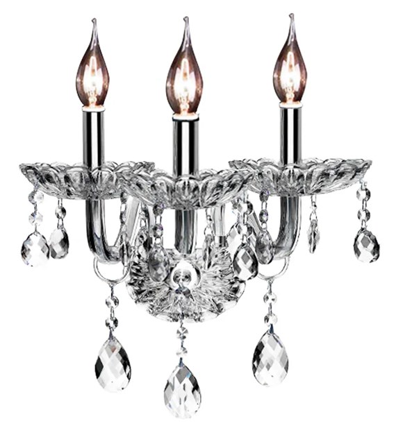 KINKIET 300759 KRYSZTAŁOWY 3-RAMIENNY