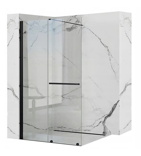 ŚCIANKA PRYSZNICOWA CORTIS BLACK 120