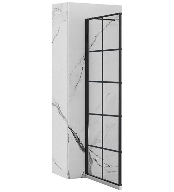 ŚCIANKA PRYSZNICOWA MOLIER BLACK 80