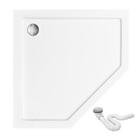 BRODZIK DIAMOND WHITE 80x80x5cm