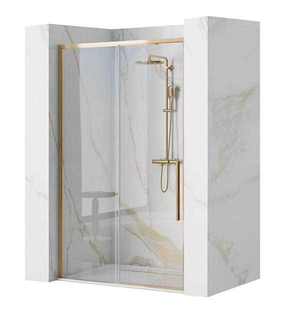 DRZWI PRYSZNICOWE SOLAR GOLD 100