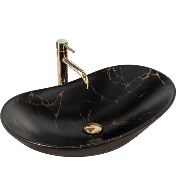 UMYWALKA ROYAL MARBLE BLACK  MATT - NABLATOWA