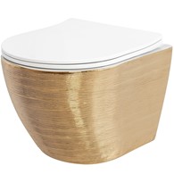 WC - CARLO MINI RIML DUR/FLAT/ZM BRUSH GOLD/WHITE