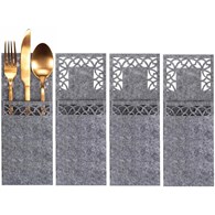 ETUI NA SZTUĆCE KF357-4G GREY 4szt