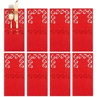 ETUI NA SZTUĆCE KF357-8R RED 8szt