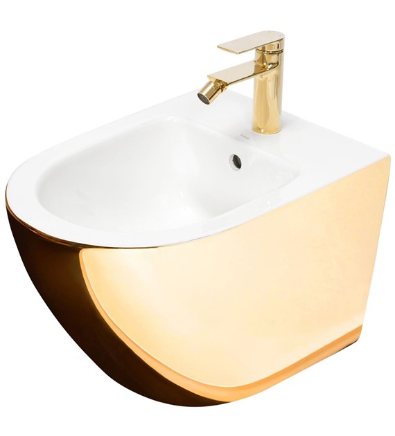 BIDET CARLO MINI GOLD WHITE