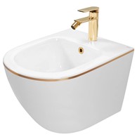 BIDET CARLO MINI WHITE GOLD EDGE