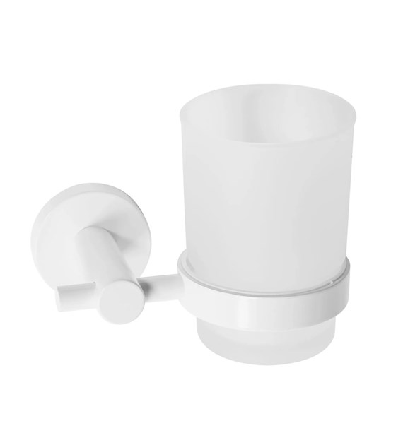 322233B KUBEK ŁAZIENKOWY WISZĄCY BIAŁY LEO