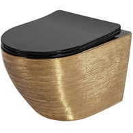 WC - CARLO MINI RIML DUR/FLAT/ZM BRUSH GOLD/BLACK