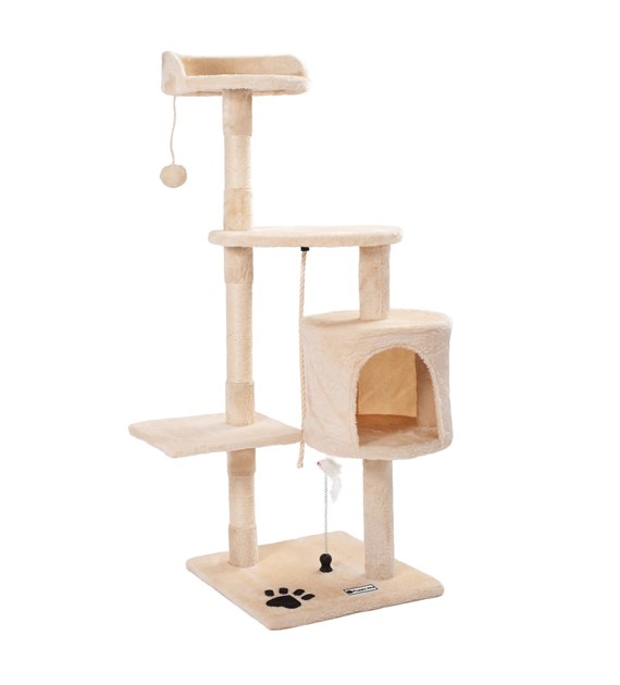 DRAPAK DLA KOTA BEŻOWY 85 CM PJ-042