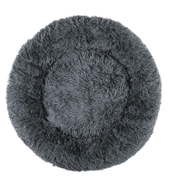 LEGOWISKO DONUT L (80CM) CIEMNY SZARY PJ-003