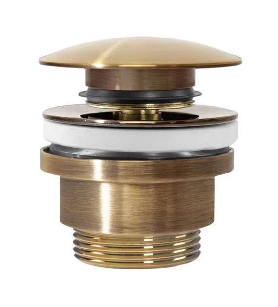 KOREK KLIK-KLAK UNIWERSALNY ZŁOTY ANTYCZNY