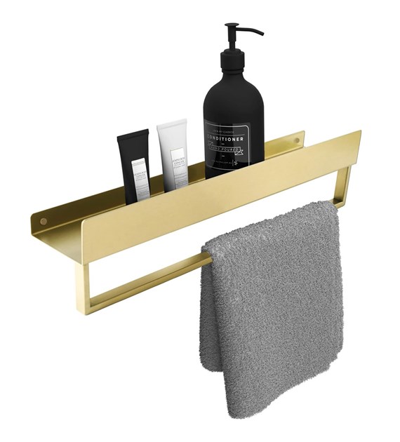 PÓŁKA ŁAZIENKOWA SF01-450-BG BRUSH GOLD