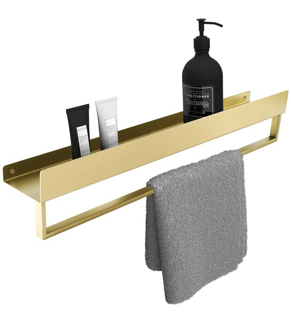 PÓŁKA ŁAZIENKOWA SF01-600-BG BRUSH GOLD