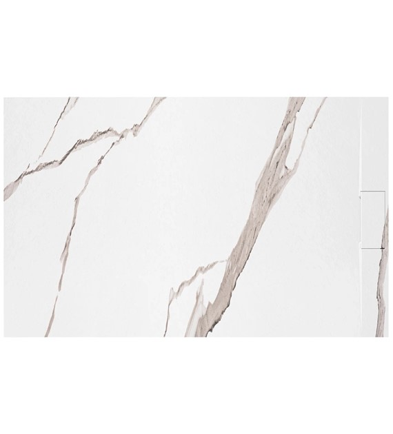 BRODZIK BAZALT CARRARA WHITE 80x100