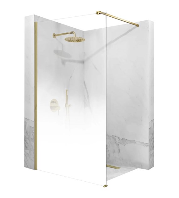 ŚCIANKA PRYSZNICOW AERO OMBRE BRUSH GOLD/WHITE 110