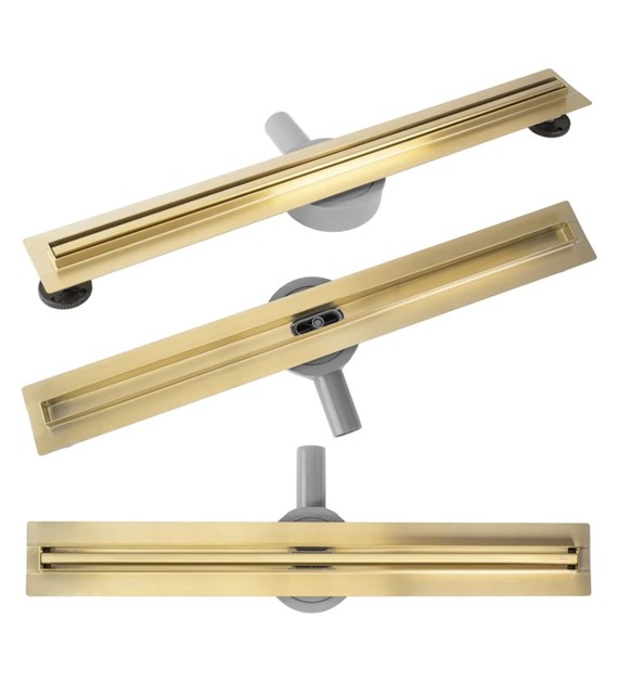 ODPŁYW NEOX SLIM PRO ZŁOTY SZCZOTKOWANY 1000