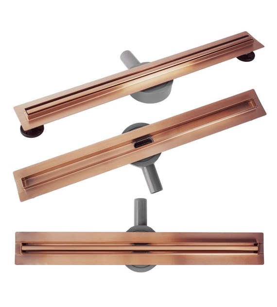 ODPŁYW NEOX SLIM PRO MIEDŹ SZCZOTKOWANA 800