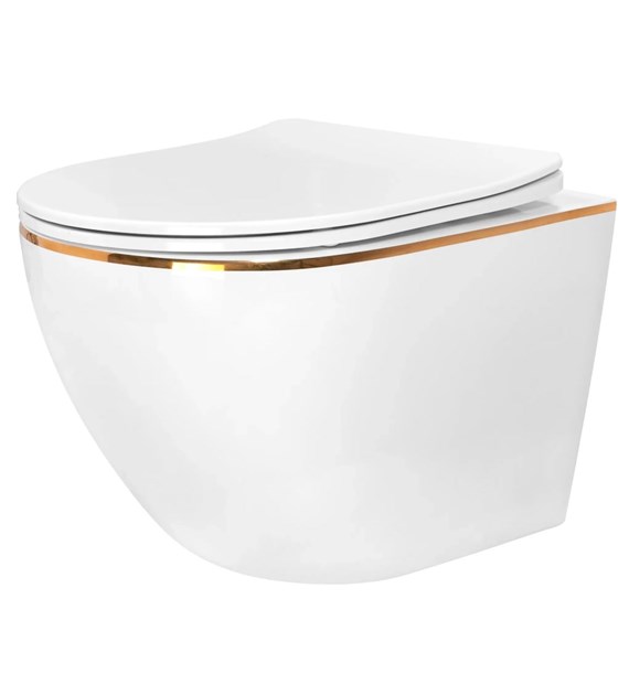 WC - CARLO MINI TORNADO WHITE GOLD EDGE