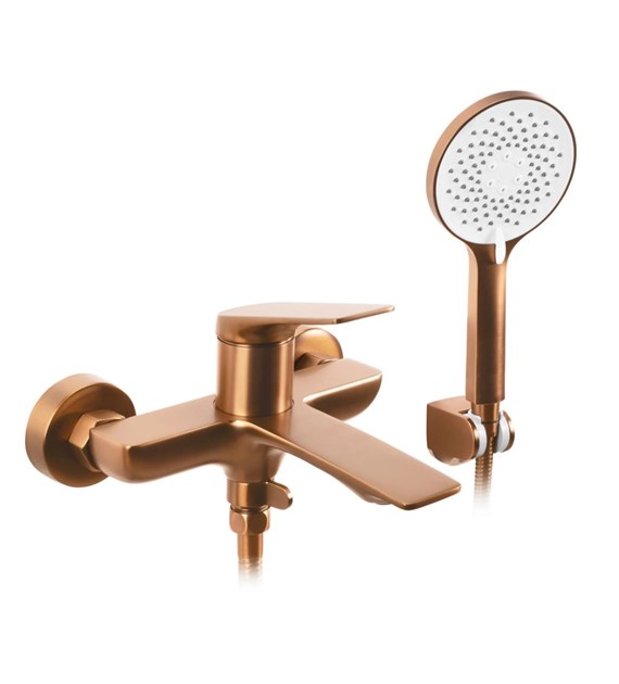 BATERIA WANNOWA AVALON MIEDŹ SZCZOTKOWANA