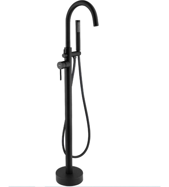 BATERIA WANNOWA PODŁOGOWA LUNGO CZARNA