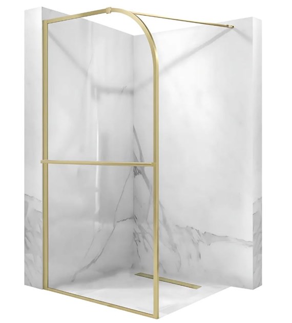 ŚCIANKA PRYSZNICOWA SKY BRUSH GOLD 100