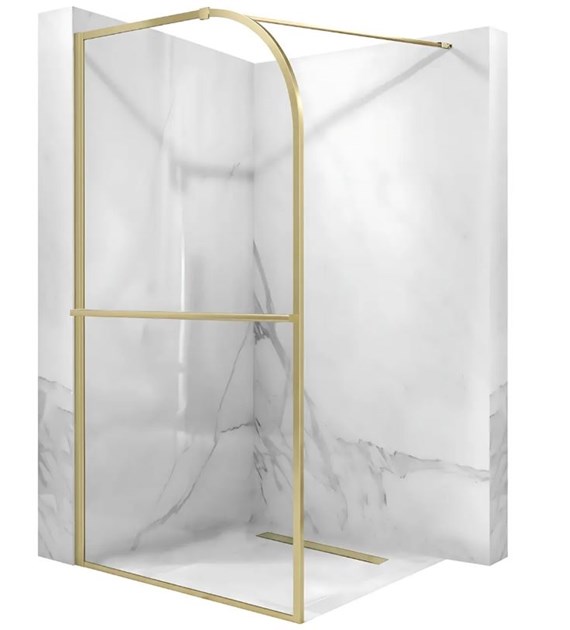 ŚCIANKA PRYSZNICOWA SKY BRUSH GOLD 120