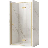 DRZWI PRYSZNICOWE ATLAS BRUSH GOLD 80 P