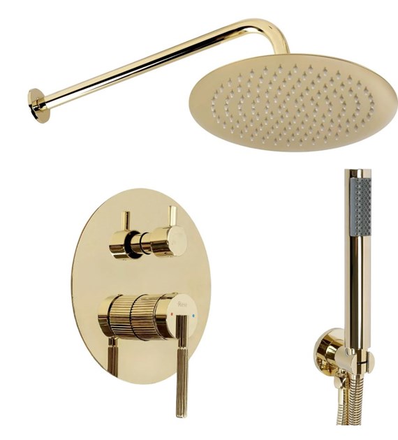 ZESTAW NATRYSKOWY JS-622711G ARGON ZŁOTY