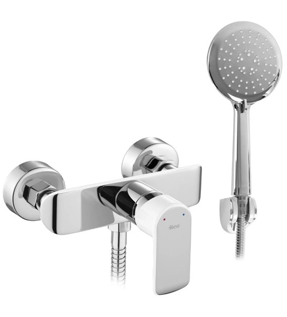 BATERIA PRYSZNICOWA MY1805-8CW BLOOM BIAŁA/CHROM