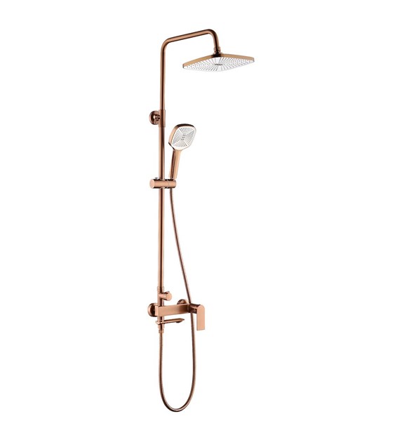 ZESTAW NATRYSKOWY MY1902-78RGG STORM MIEDŹ SZCZOTK