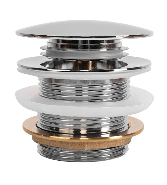 KOREK UNIWERSALNY DO WANNY CHROM