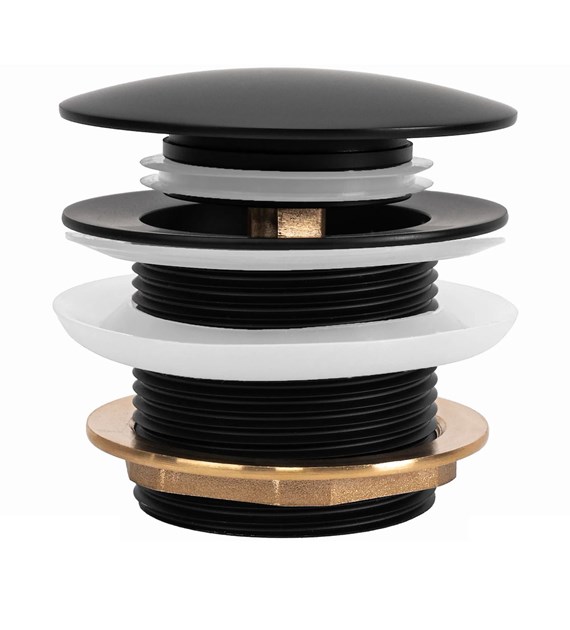 KOREK UNIWERSALNY DO WANNY CZARNY