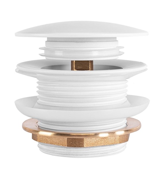 KOREK UNIWERSALNY DO WANNY BIAŁY