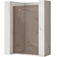 DRZWI PRYSZNICOWE HUGO BROWN/BRUSH COPPER 100