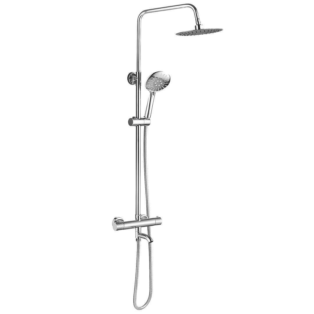 ZESTAW NATRYSKOWO-WANNOWY LUNGO DIAMOND CHROM TERM