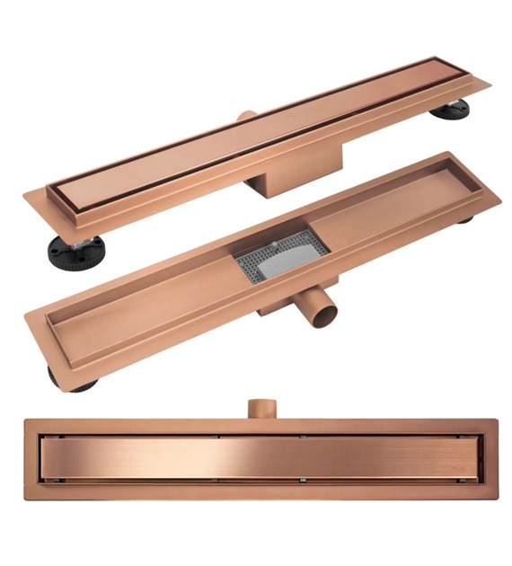 ODPŁYW NEOX MIEDŹ SZCZOTKOWANA 700