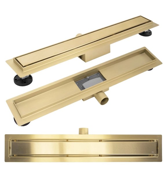 ODPŁYW NEOX ZŁOTY SZCZOTKOWANY 900