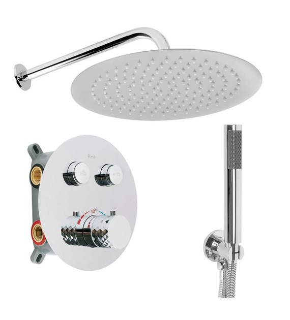 ZESTAW NATRYSKOWY PODTY LUNGO DIAMOND CHROM TERMOS