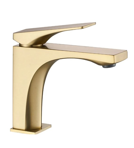 BATERIA UMYWALKOWA JOE ZŁOTA SZCZOTKOWANA NISKA