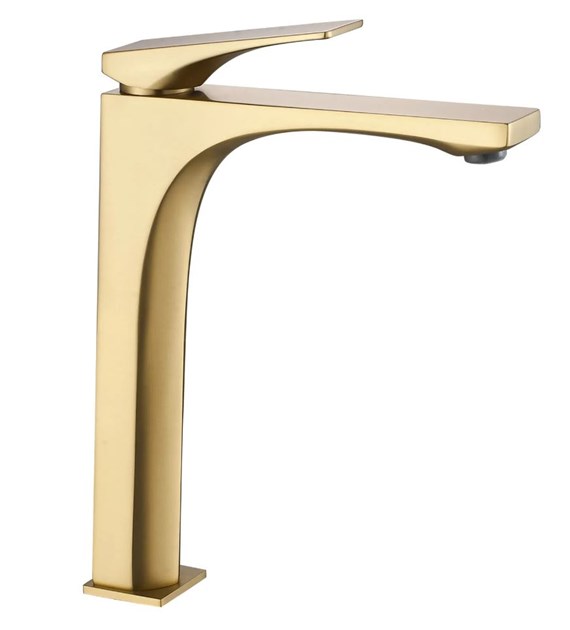 BATERIA UMYWALKOWA JOE ZŁOTA SZCZOTKOWANA WYSOKA