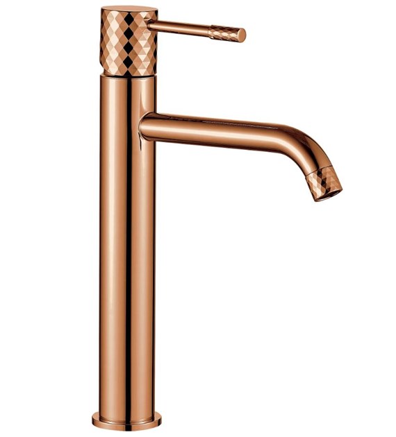 BATERIA UMYWALKOWA LUNGO DIAMOND MIEDŹ WYSOKA