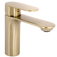 BATERIA UMYWALKOWA DROP ZŁOTA SZCZOTKOWANA NISKA